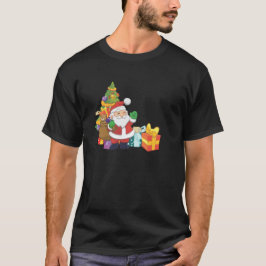 Cute Jultomten Julgran Tee Shirt