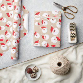 Cute Jultomten Julklapp, sömlös Presentpapper