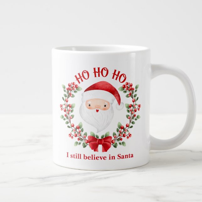 Cute Jultomten Jultext Namn Coffee Mugg Jumbo Mugg (Höger)