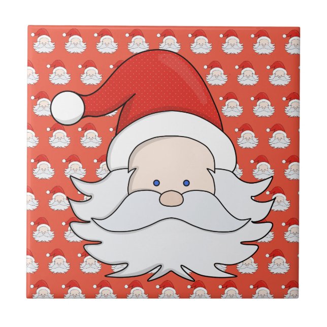 Cute Jultomten Kakelplatta (Framsidan)