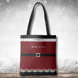 Cute jultomten Kostym Nicelista Haul Tote Bag Tygkasse