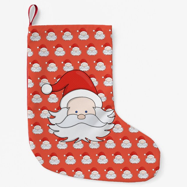 Cute Jultomten Liten Julstrumpa (Framsidan)