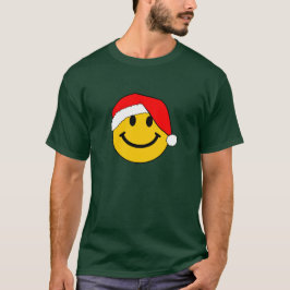 Cute jultomten Lycklig Ansikte T Shirt