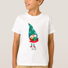 Cute-jultomten med julprydnader t shirt