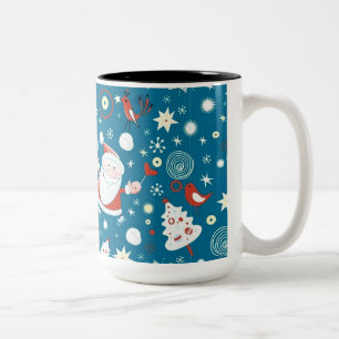 Cute jultomten Mönster Mugg
