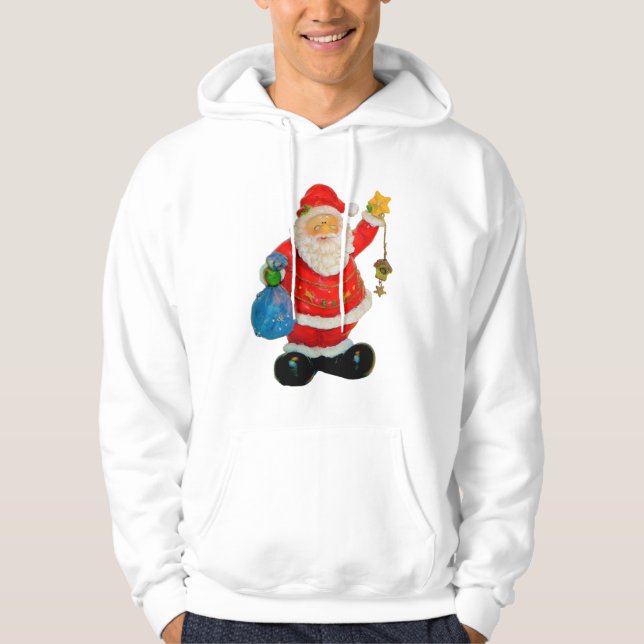 Cute Jultomten Pappa jul Kris Kringle Hoodie (Framsida)