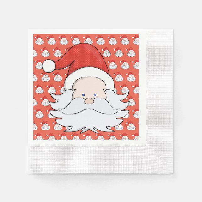 Cute Jultomten Pappersservett (Framsidan)