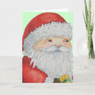 Cute jultomten porträtt bild för julklappar helgkort