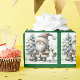 Cute jultomten presentpapper