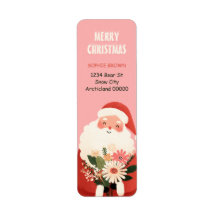 Cute Jultomten - Returadress för julafton