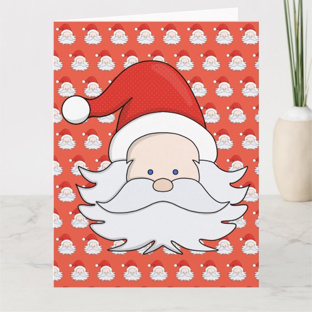Cute Jultomten Tack Kort (Framsida)