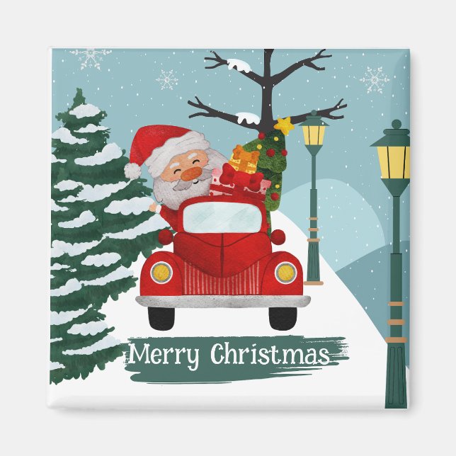 Cute Jultomtorget Magnet (Framsidan)