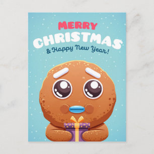 Cute julvykort vykort