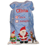 Cute Jumbo Blue Quilted Santa Bag<br><div class="desc">Behålla av gåvorna uppdelade och gör det möjligt för varje barn att dyka upp i en egen påse och återanvända den år efter år. Den här jultomten är MÄNNISKOR och kommer att vara en blast att öppna för varje barn. I vägens pris ingår personalisering. Även om mottagaren har varit lite...</div>