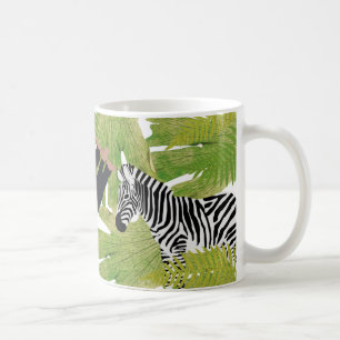 Cute Jungle Animals Safari Boy Flickor Kaffemugg