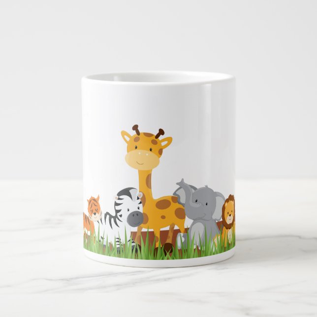 Cute Jungle Baby  	AnimalsJumbo Mugg Jumbo Mugg (Framsidan)