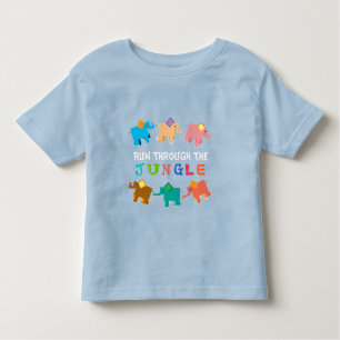 Cute Jungle Elephants T Shirt