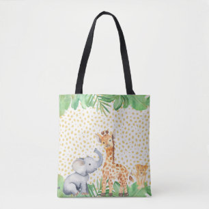 Cute Jungle Safari Baby djur Tygkasse