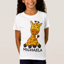 Cute Jungle Safari Giraffe Animal Kids