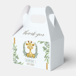 Cute Jungle Safari Giraffe Baby Shower Tack Presentaskar