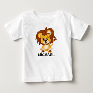 Cute Jungle Safari Lejona djurbarn T Shirt