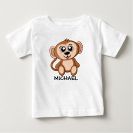 Cute Jungle Safari Monkey Animal Kids T Shirt