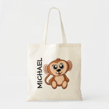 Cute Jungle Safari Monkey Animal Kids