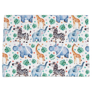 Cute Jungle Vilda djur Gift Bag