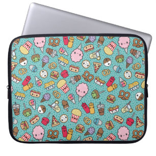 Cute Junk Food Laptop Fodral