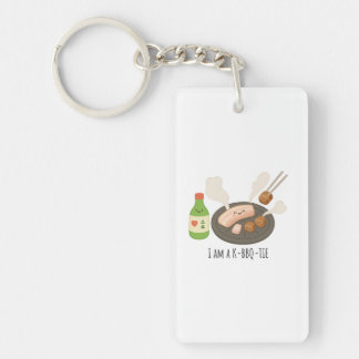 Cute K-BBQ och Soju Illustration - Koreansk livsme