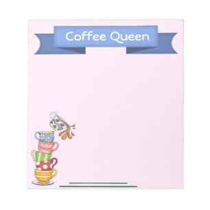 Cute-Kaffe koppar Anteckningsblock