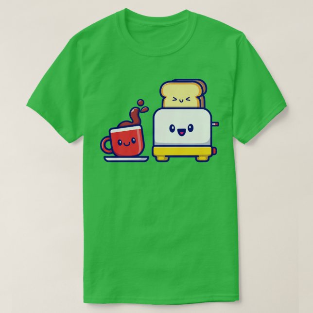 Cute-kaffe med gipsblock t shirt (Design framsida)