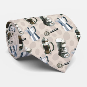 Cute-kaffebutiken i mönster slips