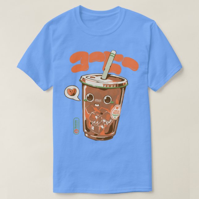 Cute Kall Brew Coffee T Shirt (Design framsida)