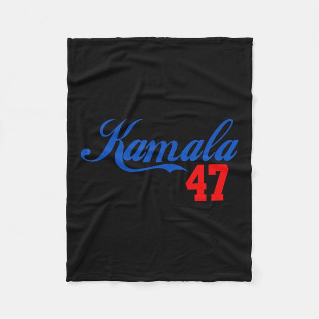 Cute Kamala Harris 47 President USA 2002 Fleecefilt (Framsidan)