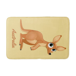 Cute Kangaroo anpassningsbar, matbad Badrumsmatta