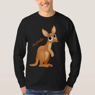 Cute Kangaroo anpassningsbar Text shirts & jacka T-shirt