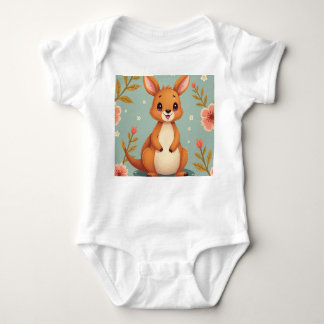 Cute kangaroo baby trasa t shirt