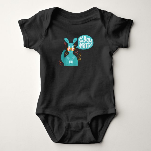 Cute Kangaroo GDay Mate | Gift Tee for Australian (Framsida)