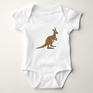 Cute Kangaroo och Joey Tee Shirt