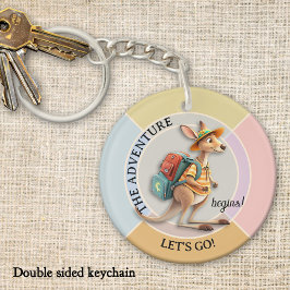 Cute Kangaroo Traveler The Adventure Begins