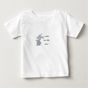 Cute-kanin jag vaknade upp så här roligt t shirt