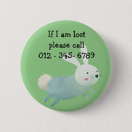 Cute-kanin, kontaktkontakt för Akutet för barn Knapp