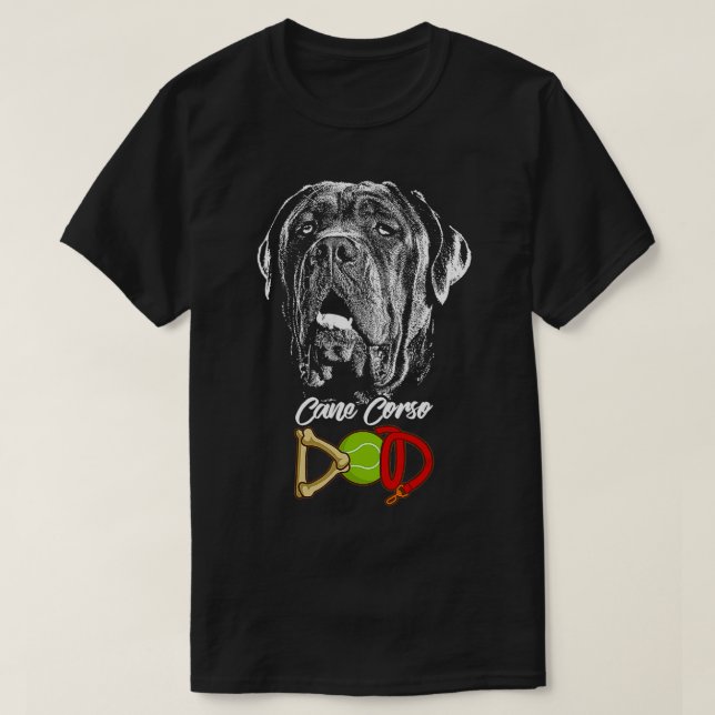 Cute Käpp Corso Pappa T Shirt (Design framsida)