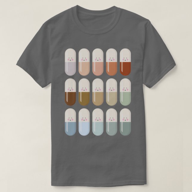 Cute kapseltabletter t shirt (Design framsida)