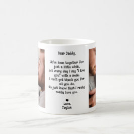 Cute Kära pappa Dikt 2-foto Kaffemugg