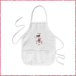 Cute Karate Girl Martial Arts Barnförkläde<br><div class="desc">Cute Karate-tjejen i en rosa karatgi-uniform.</div>