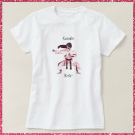 Cute Karate Girl Martial Arts T Shirt