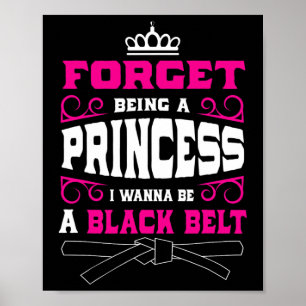 Cute Karate Girls Gift Karate Girl Poster