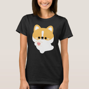 Cute Kärlek Corgi T Shirt